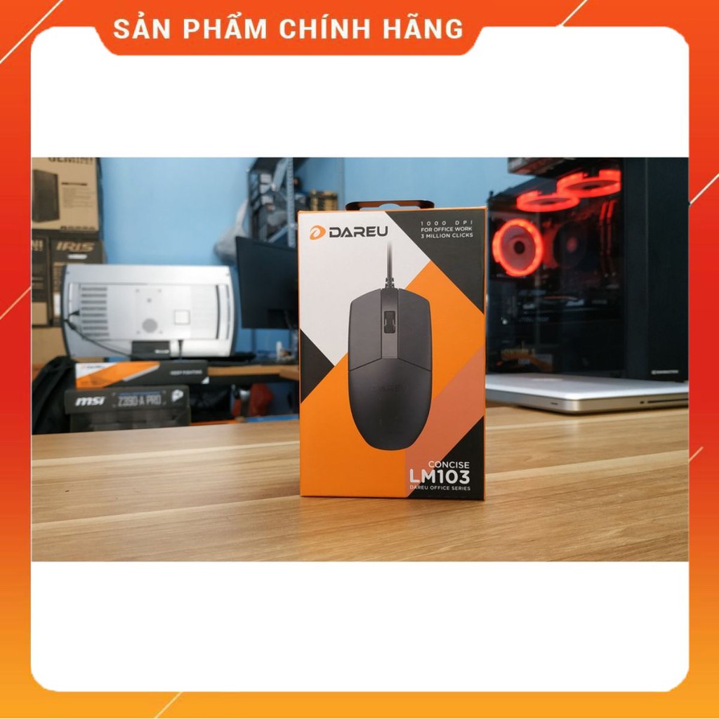 Chuột Máy Tính Có Dây DAREU LM103 (USB) - Bảo Hành Mai Hoàng