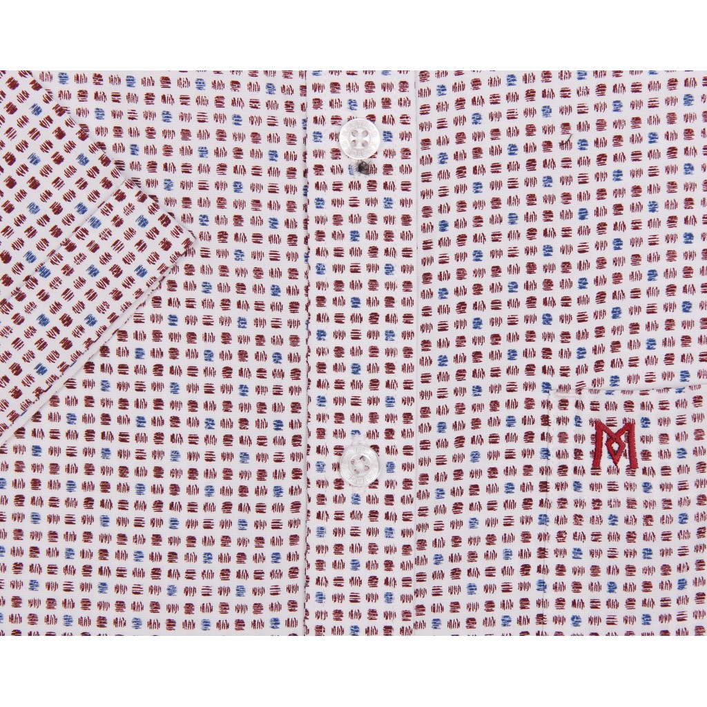 Áo sơ mi nam Khatoco ngắn tay họa tiết mã A1MN438T2-CNIN092-2011-N | BigBuy360 - bigbuy360.vn