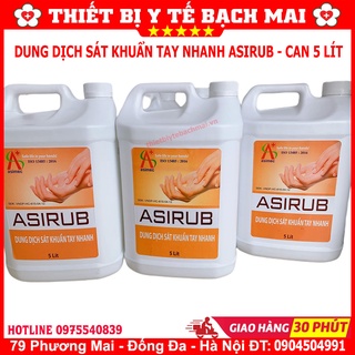 Nước Rửa Tay Nhanh Sát Khuẩn ASIRUB Can 5 Lít Tiết Kiệm Hơn
