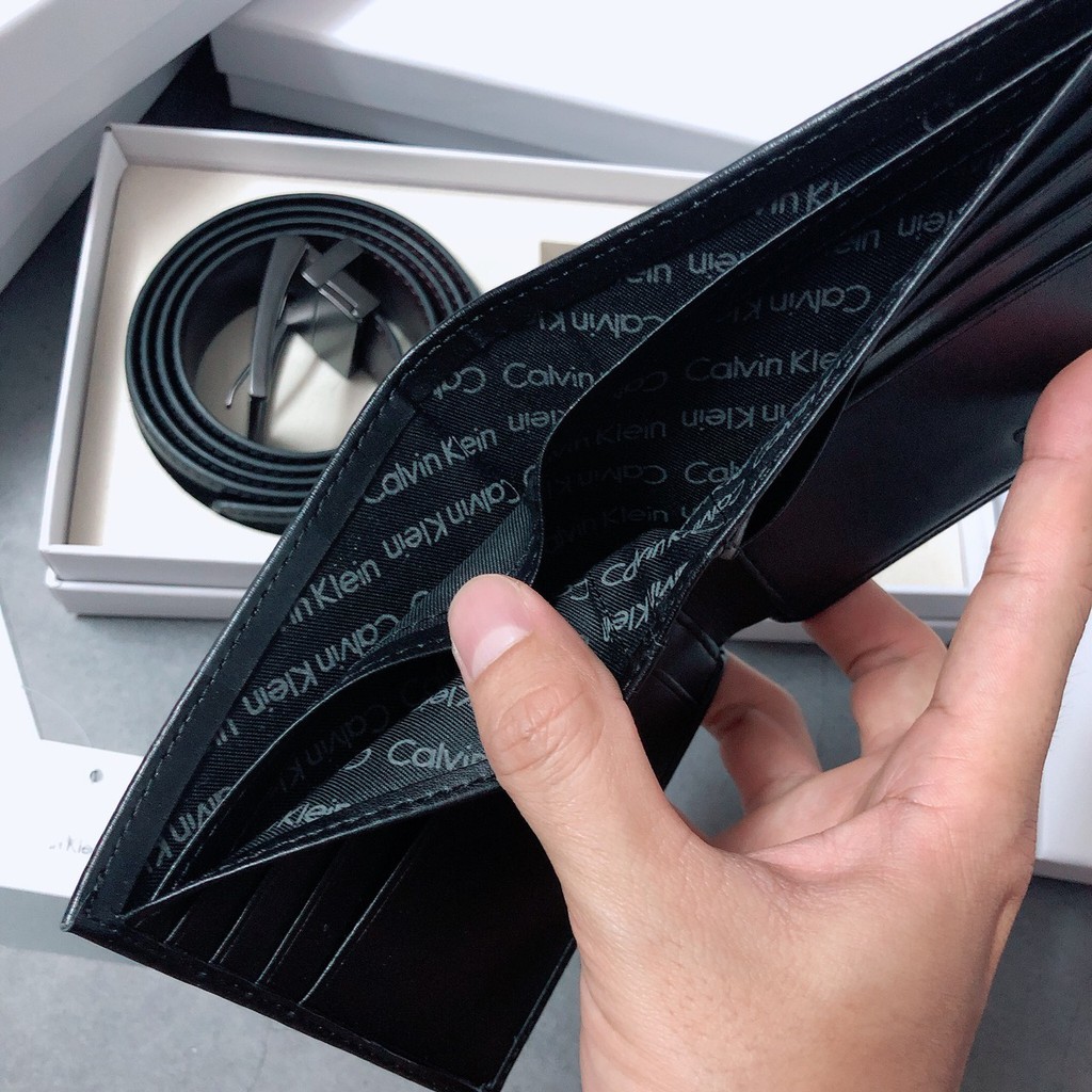 Set ví sọc + khóa gài - S175