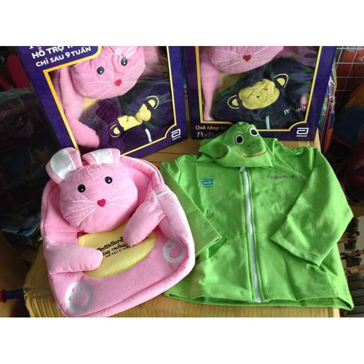 Balo + áo khoác cho bé mẫu giáo tới trường