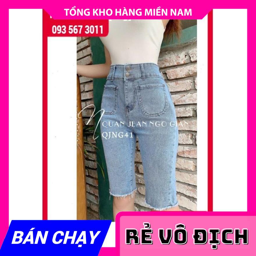 HÀNG ĐẸP - QUẦN JEAN NGỐ GIÃN ÔM BODY QJNG41 ⚡ẢNH THẬT⚡ QUẦN LỬNG ÔM BODY