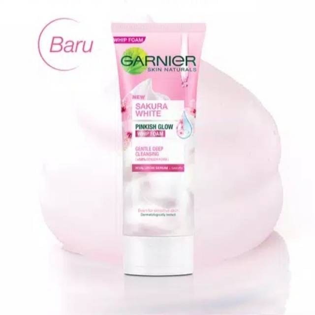 (hàng Mới Về) Sữa Rửa Mặt Garnier Sakura 50ml Làm Trắng Da