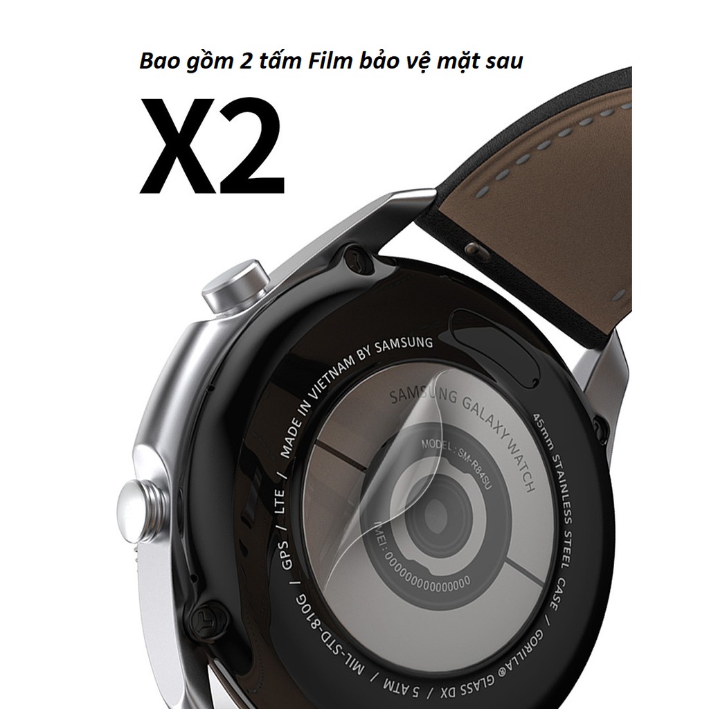 Bộ kính bảo vệ Samsung Galaxy Watch 3 (45mm/41mm) - Hãng Vicxxo