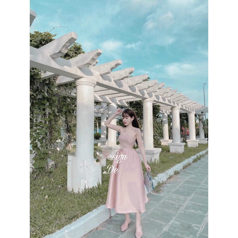 ĐẦM XOÈ CÚP HOA EO SIÊU XINH - Size M/L ĐẾN 57kg - MS241VMM MM