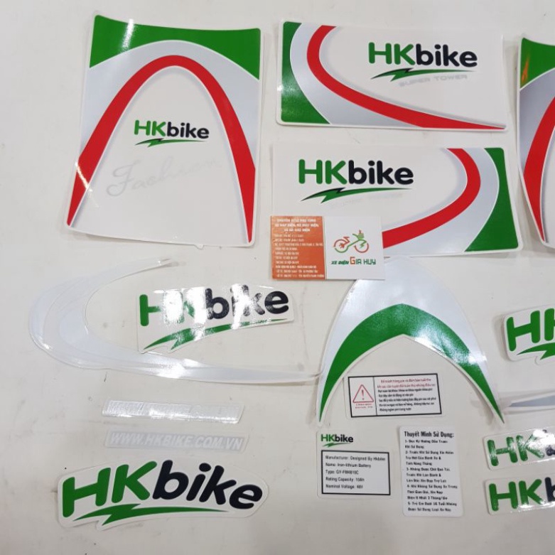 TEM XE ĐẠP ĐIỆN HKBIKE XE ĐẠP ĐIỆN HUY