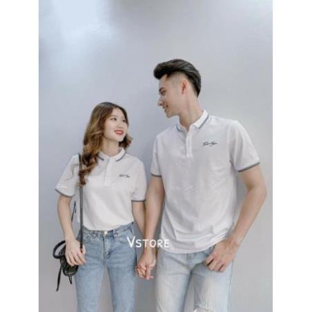Áo Đôi Polo 🌻 Freeship 🌻 áo đôi cổ đức nam nữ phong cách 💯 ⚾️