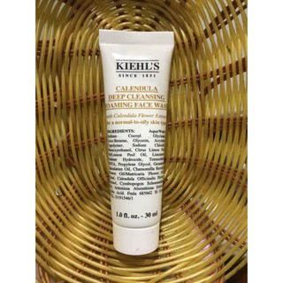 Kiehls tuýp mini Sữa Rửa Mặt Hoa Cúc Calendula Deep Cleansing Foaming Face Wash 30ml