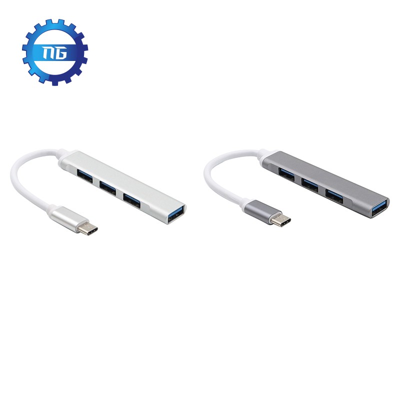 Bộ Chia 4 Cổng Usb 3.0 Siêu Mỏng Cho Macbook Mac Pro Imac Surface Pro Xps Pc