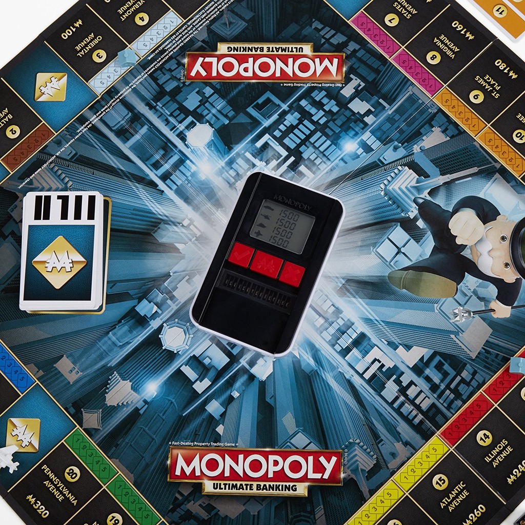 Cờ Tỷ Phú Monopoly - Ultimate Banking Edition Hàng chính hãng Us hàng có sẵn