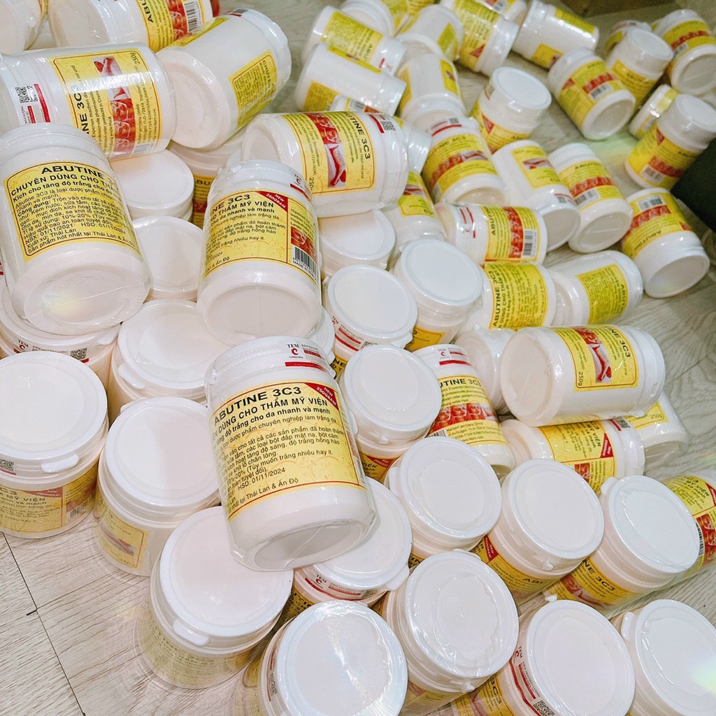 Kích trắng body 3c3 vàng- 250gr