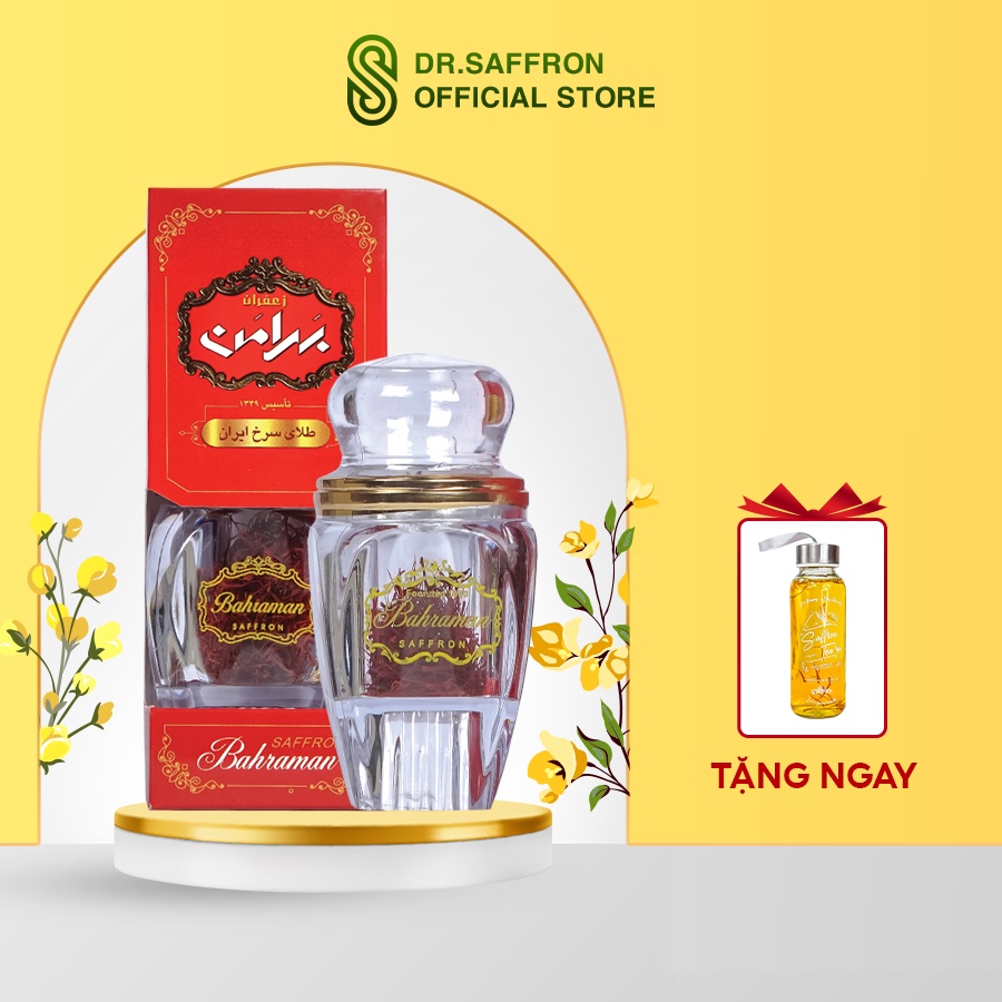 Nhụy Hoa Nghệ Tây SAFFRON BAHRAMAN 1Gram Date 03 2023