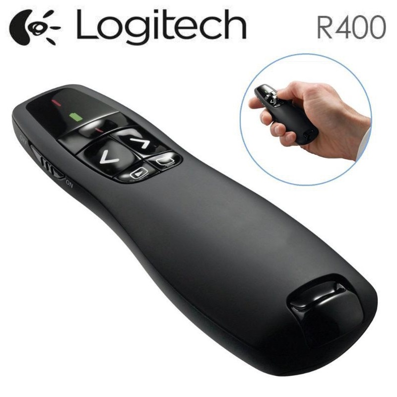 Bút trình chiếu Logitech R400 - Hàng Chính Hãng