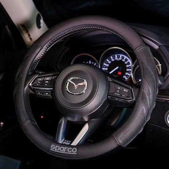 Bọc vô lăng cao cấp dành cho nhiều loại xe hơi  Sparco Chính Hãng mã 100RD 100BK