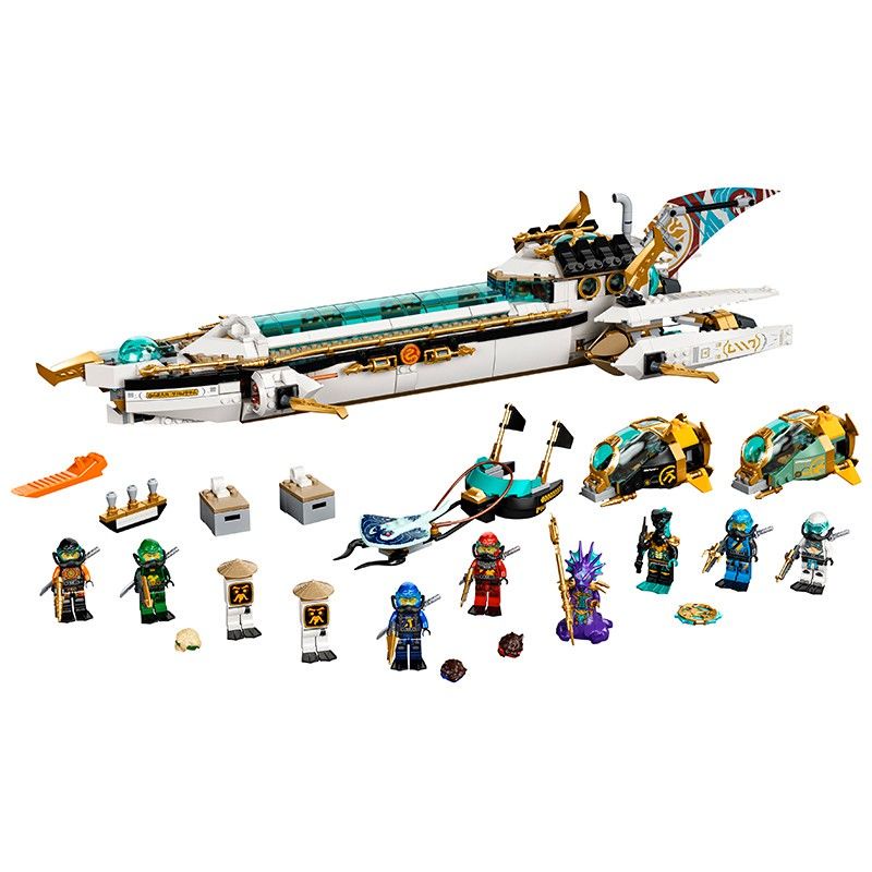 Đồ chơi Lắp ráp Mô hình Ninjago 90022 Hydro Bounty 1218pcs compatible with 71756
