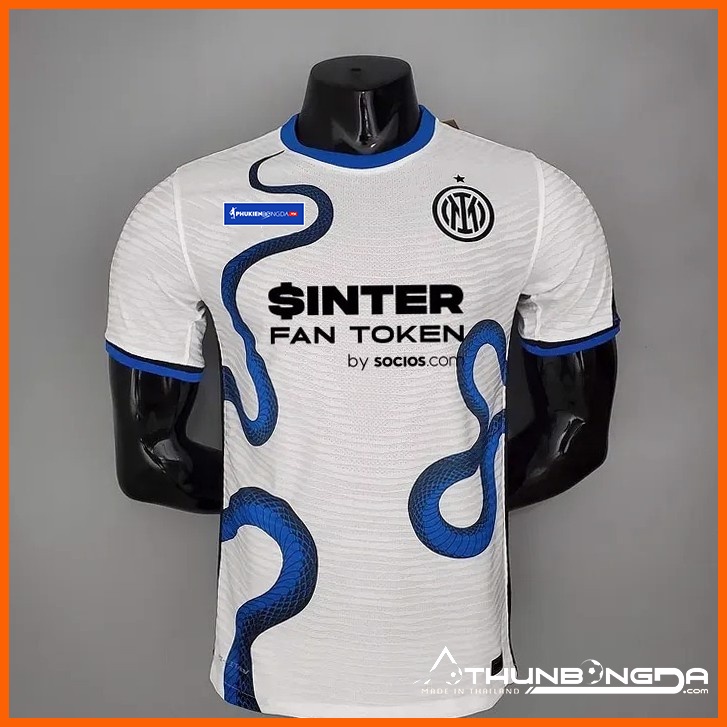 Áo Inter Milan trắng sân khách 2021-2022 bản PLAYER Body Fit cao cấp