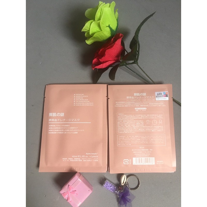 Mặt Nạ Nhau Thai Cừu Nhật Chính Hãng Dưỡng Ẩm Phục Hồi Da