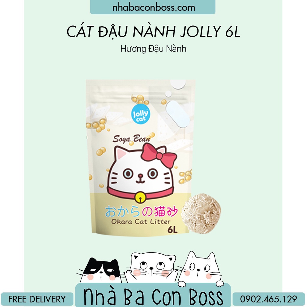 Cát Vệ Sinh Cho Mèo Jolly Bao 6L