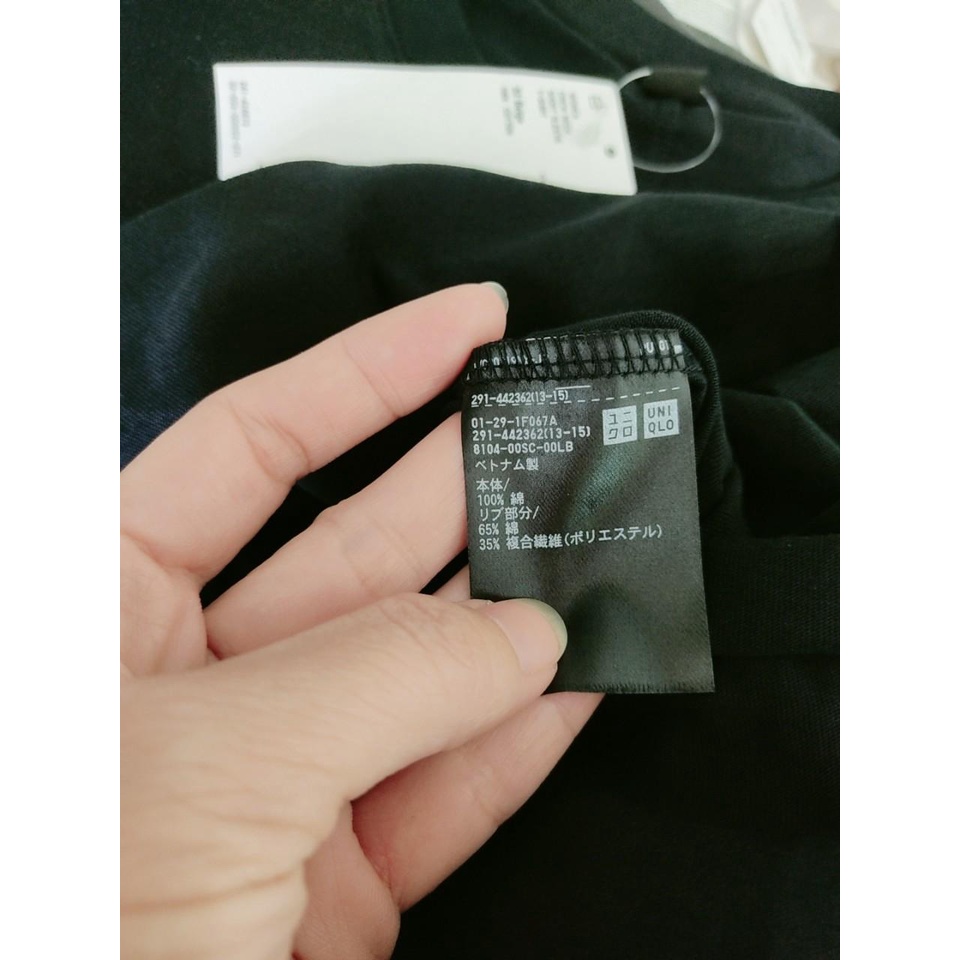 Váy uni cotton cánh dơi tay lửng 3/4