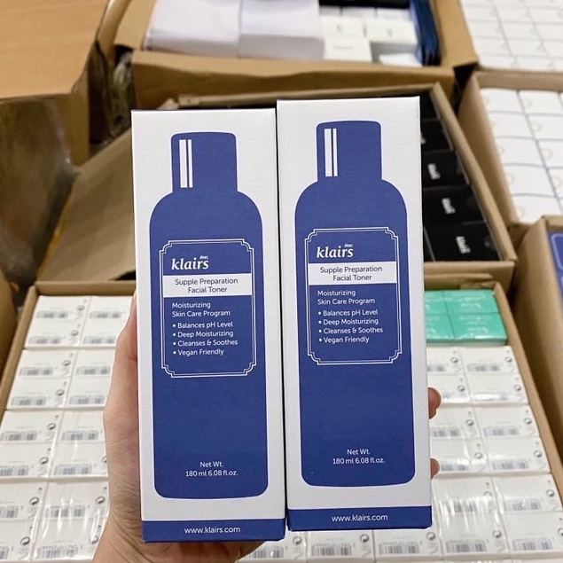 Nước Hoa Hồng Klairs Supple Preparation Facial Toner 180ml