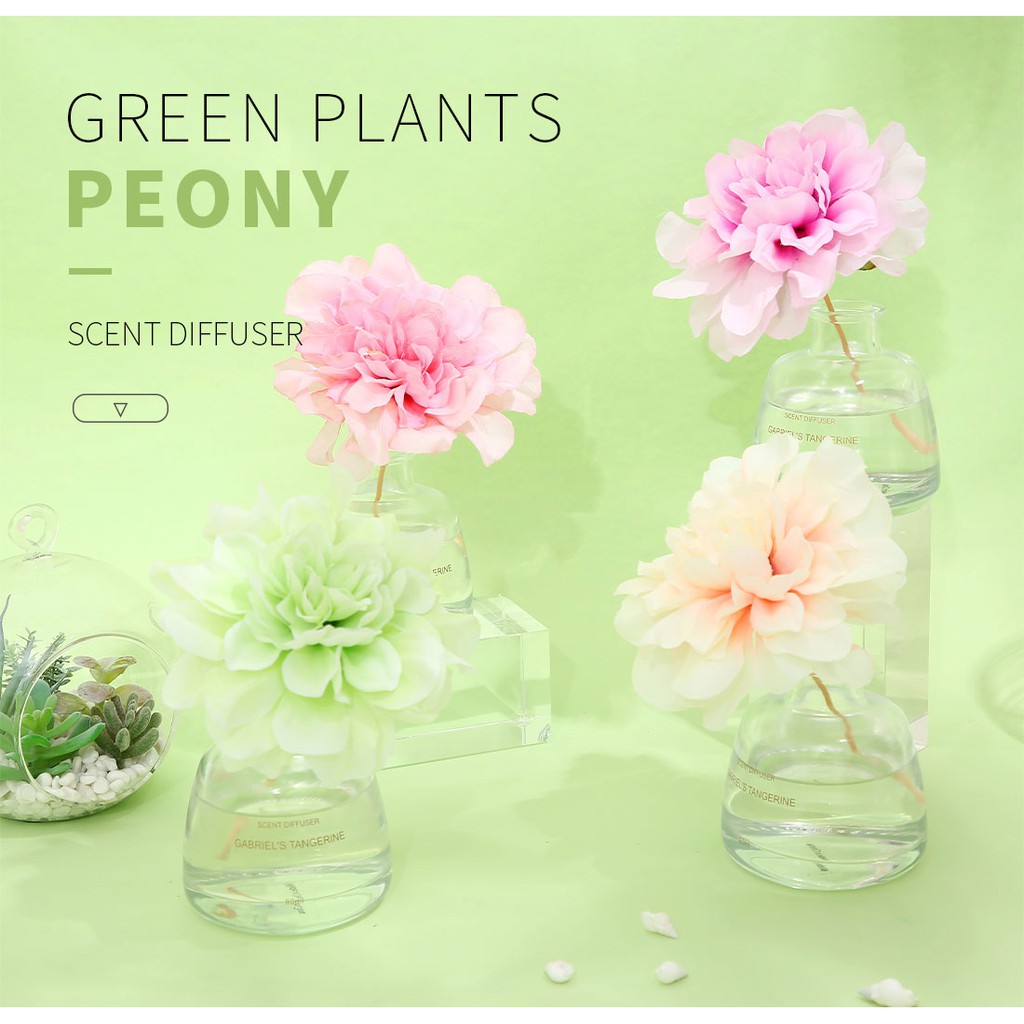 Tinh dầu khuếch tán Green Plants Peony (Vàng)