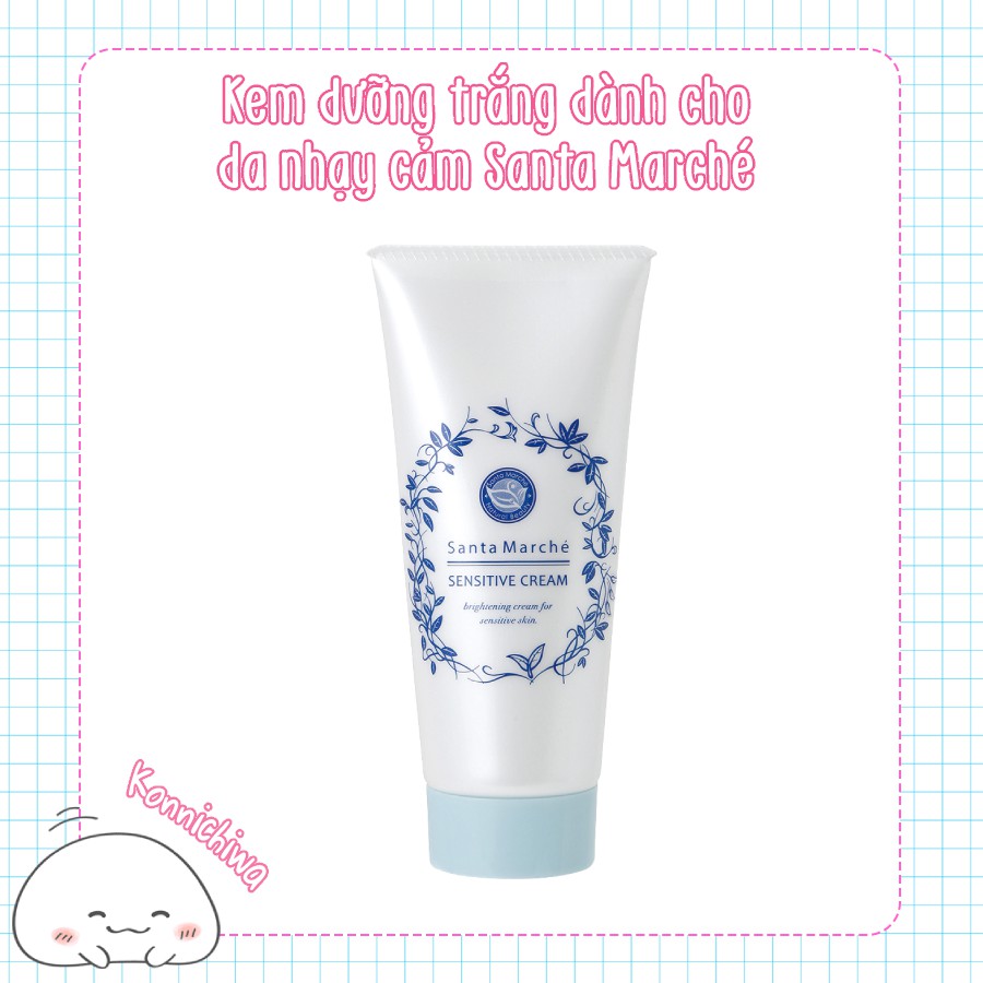 Kem dưỡng trắng lành tính Santa Marché Sensitive Cream (Dành cho da nhạy cảm)