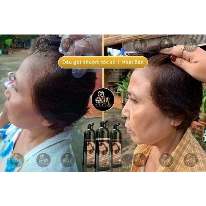 [HÀNG CHÍNH HÃNG] DẦU GỘI NHUỘM TÓC SIN HAIR SỐ1 NHẬT BẢN PHỤC HỒI HƯ TỔN BÓNG MƯỢT VÀ KHÔNG DÍNH DA ĐẦU