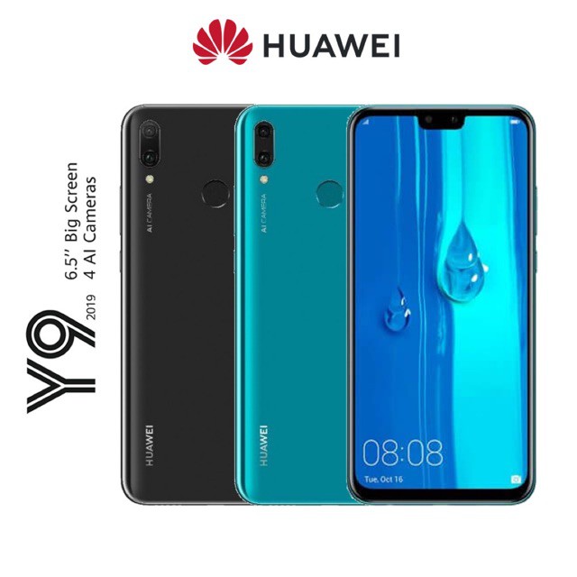 Điện thoại Huawei Y9 (2019) RAM 4 GB Bộ nhớ  64 GB máy cũ không trầy 99%