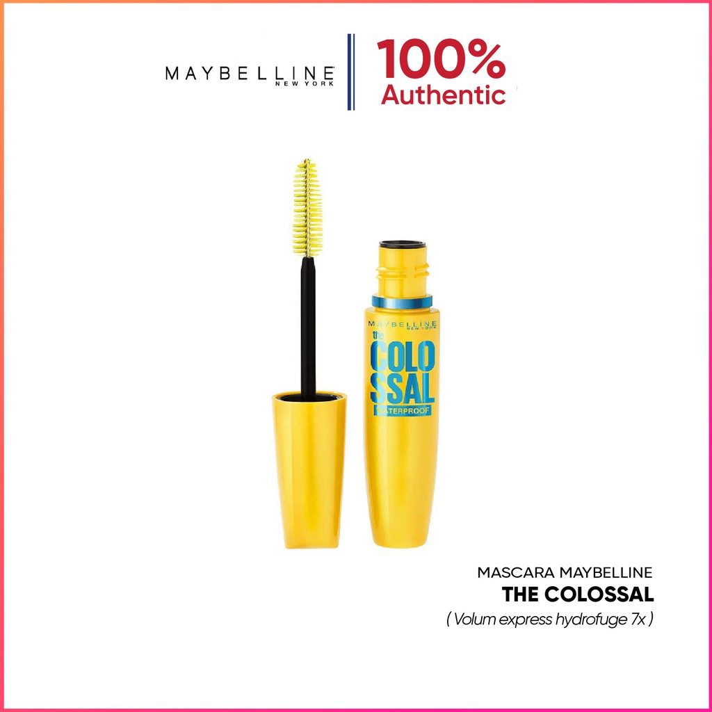 Chuốt Mắt MASCARA Làm Dày Và Dài Mi MAYBELLINE THE COLOSSAL VOLUM EXPRESS HYDROFUGE 7X