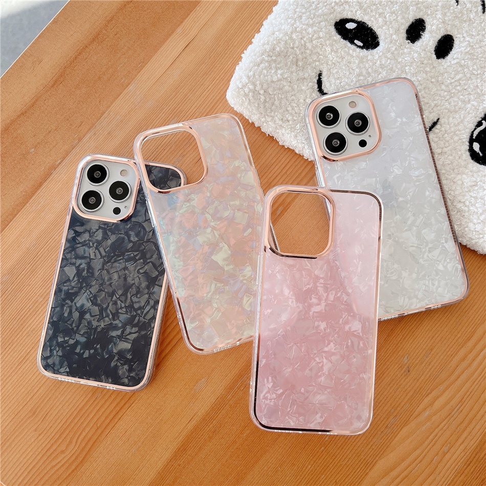 Ốp Điện Thoại Phối Kim Tuyến Sang Trọng Chống Sốc Cho iPhone 13 12 11 Pro Max XR XS Max X 7 8 Plus SE 2020