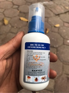 Xịt vẹ rận chó mèo