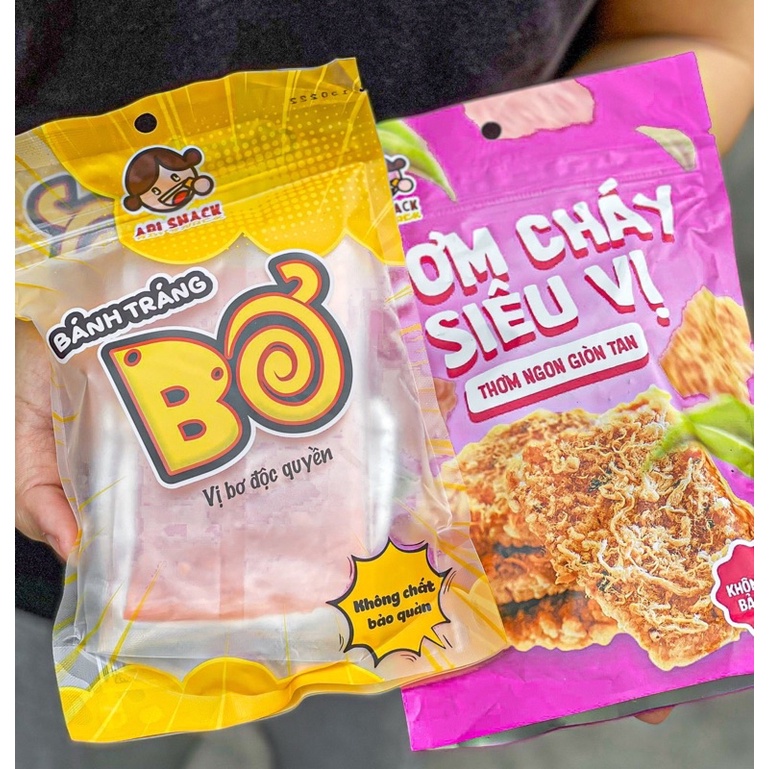 COMBO BÁNH TRÁNG ABI BƠ VỊ BƠ ĐỘC QUYỀN VÀ CƠM CHÁY ABI SIÊU VỊ THƠM NGON GIÒN TAN
