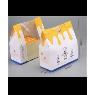 Túi Giấy Bánh Mì Hoa Cúc (Ngang)