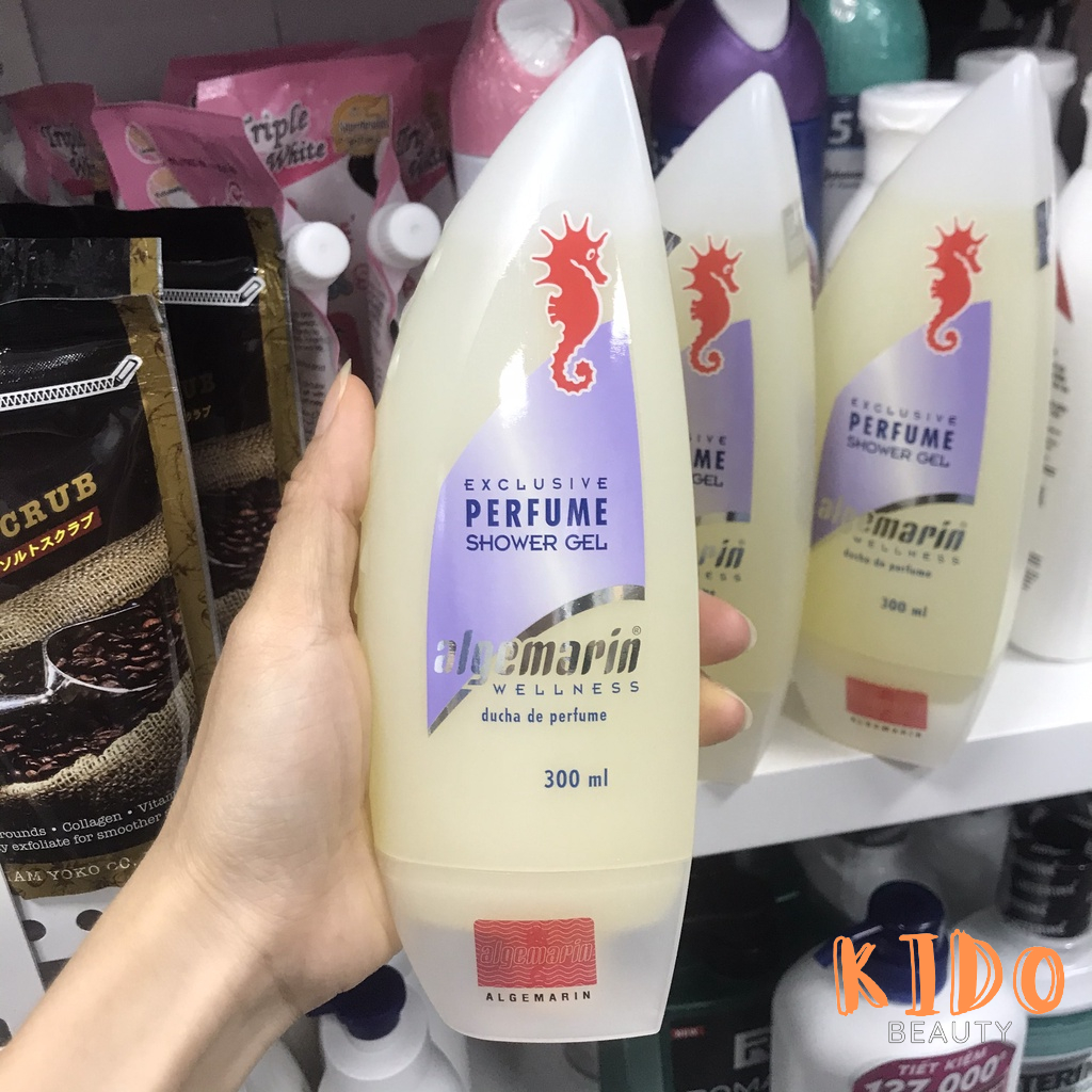 Sữa tắm nước hoa cá ngựa ALGEMARIN Cá Ngựa Exclusive Perfume  - hàng Đức