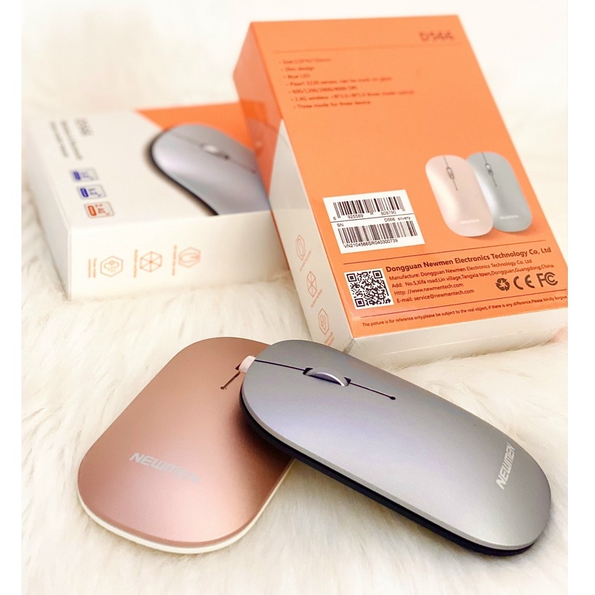 Chuột máy tính không dây kết nối đa chế độ Newmen Dual Mode D566