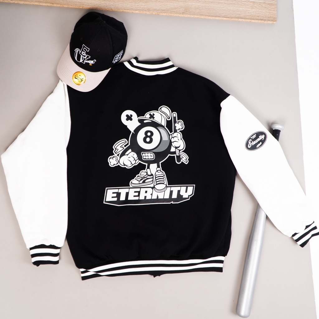 BILLIARD VARSITY - Áo Khoác Unisex Eternity