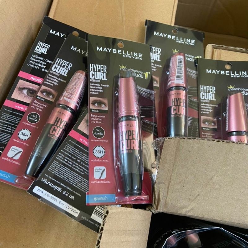 Mascara Làm Cong Và Dày Mi Maybelline Volum' Express Hyper Curl Chống Trôi