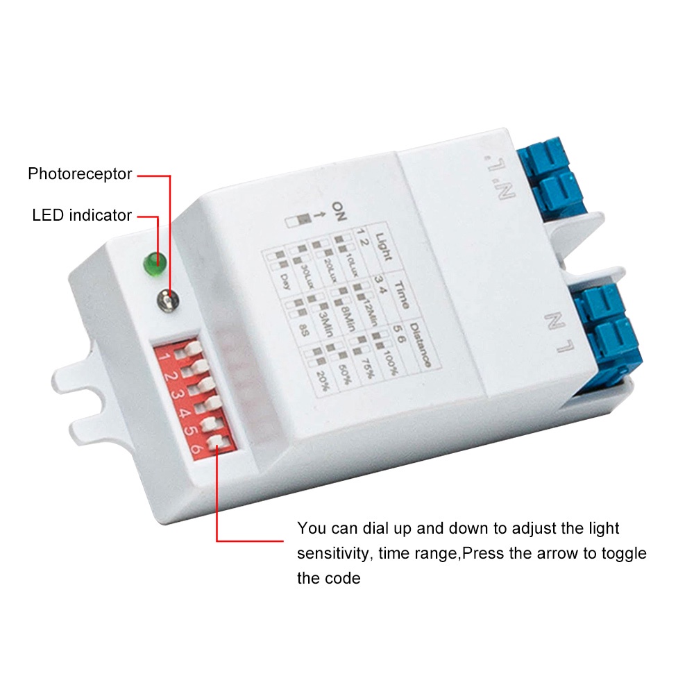 Công tắc cảm biến radar DIYMORE 5.8g dip 220-240v