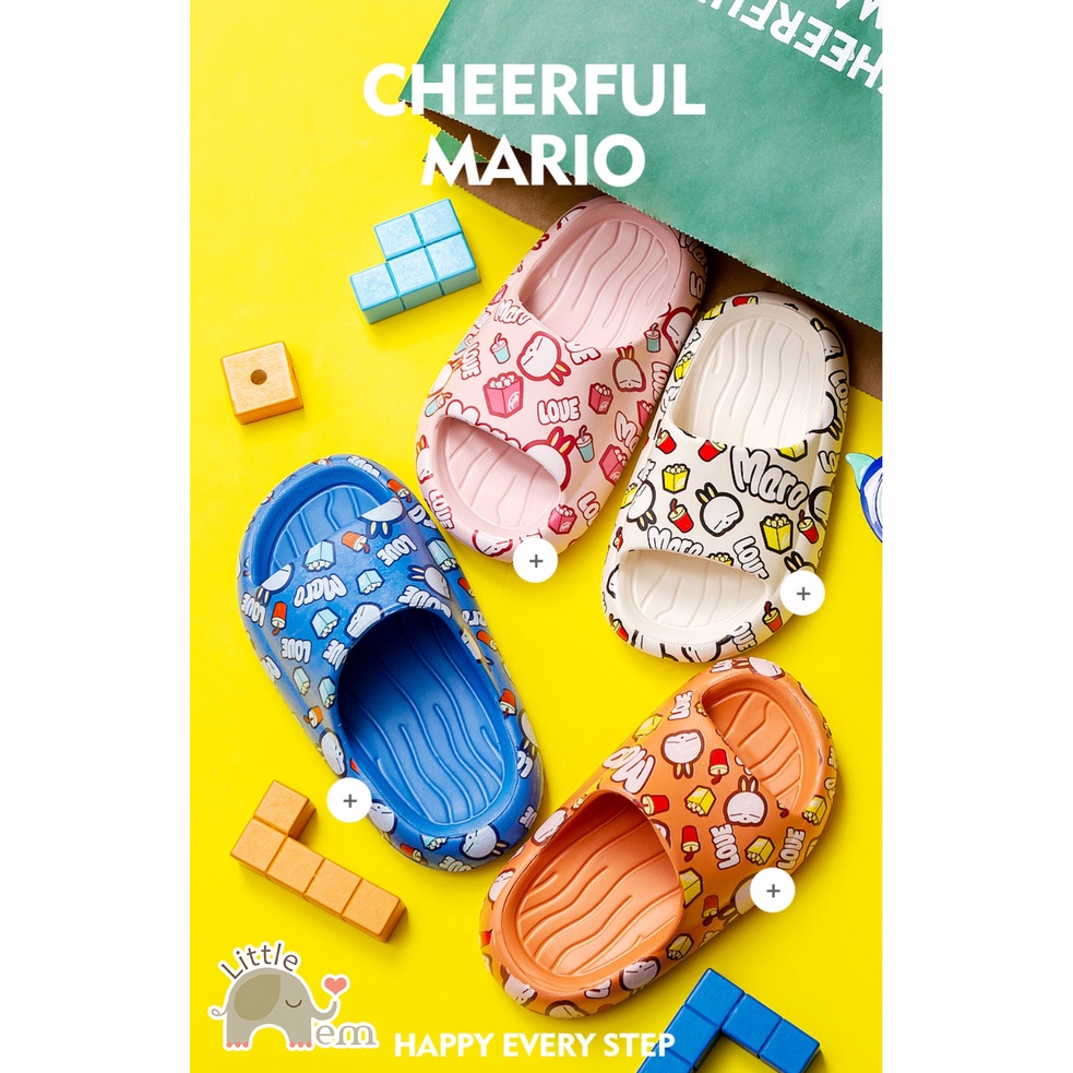 Dép đa năng chống trơn trượt Cheerful Mario _ Love