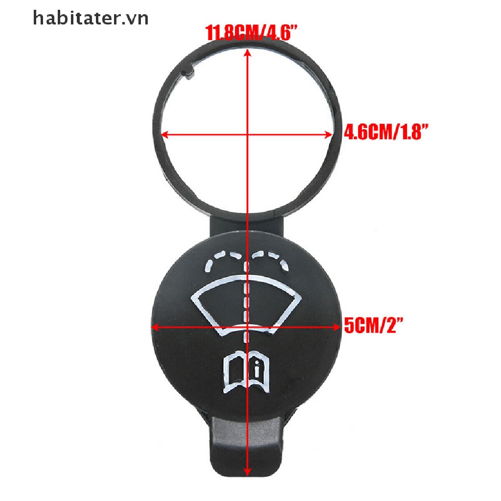 1 Nắp Đậy Bình Xịt Nước Rửa Kính Chắn Gió Cho Xe Hơi Chevrolet Cruze Buick