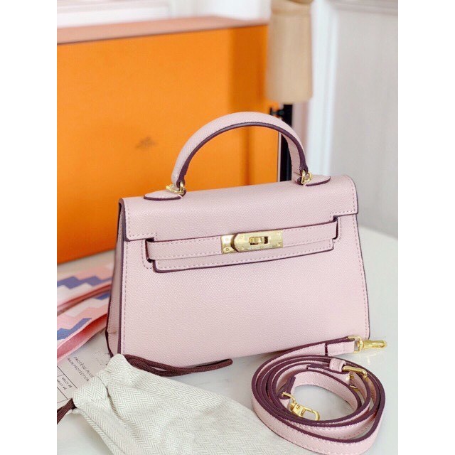 Túi xách Full Box đeo chéo nữ HM da gạo phong cách vintage giá rẻ nhất shop.e