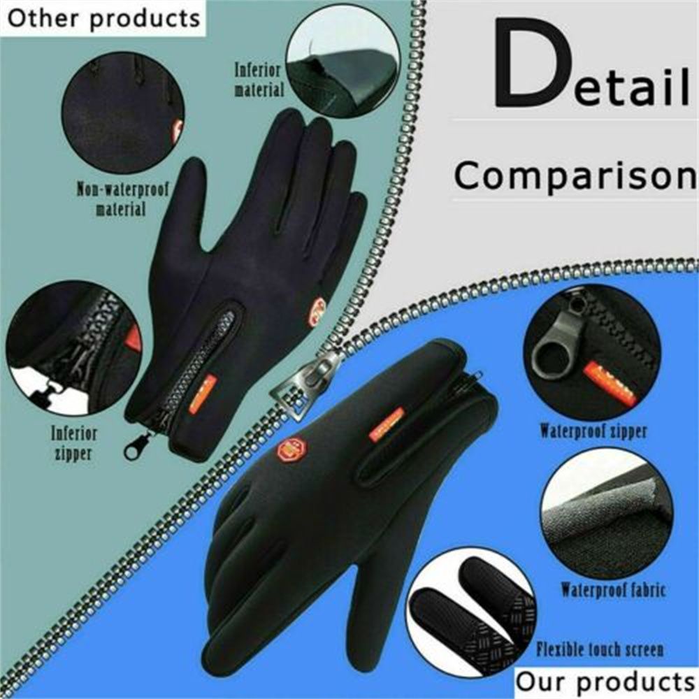 Đôi găng tay giữ ấm mùa đông chống trượt cảm ứng màn hình điện thoại được dành cho cả nam và nữ