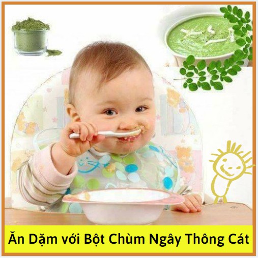 [GIÁ SỐC] Bột chùm ngây hữu cơ CAO CẤP Đông y gia truyền Thông Cát -bột chùm ngây cho bé ăn dặm