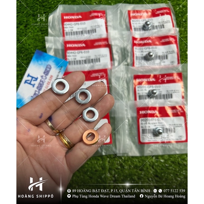 Bộ ốc đầu bò wave dream chính hãng honda