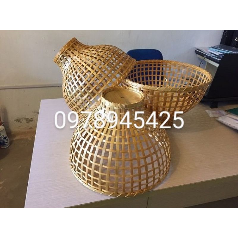 Đèn tre đèn mây tre đèn lồng mây tre mã 02