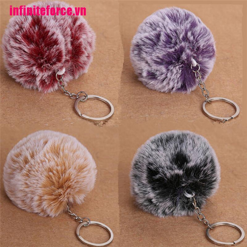 Vn Móc Khóa Cục Bông Lông Thỏ Thời Trang