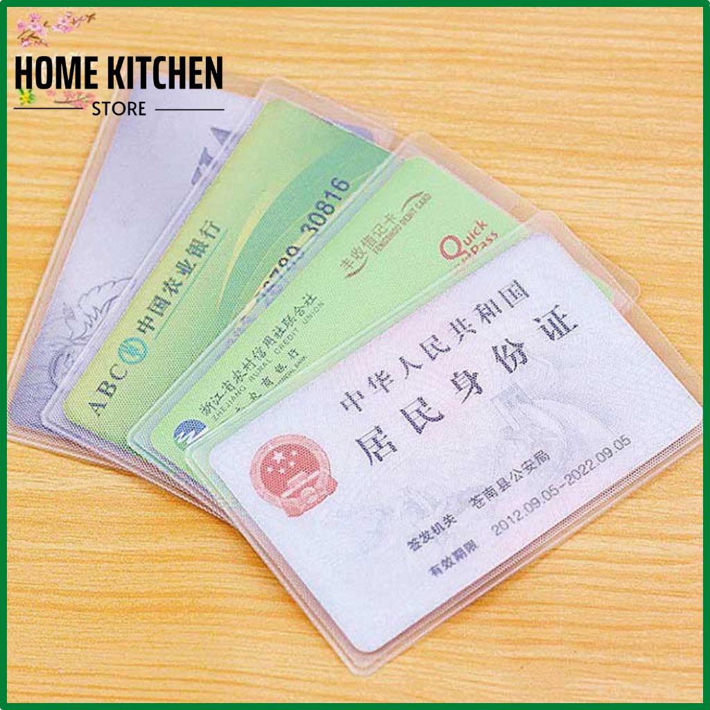 Vỏ/Bao/Túi nhựa trong suốt bảo vệ Thẻ ATM, đựng Thẻ Sinh Viên, Thẻ Nhân Viên, Căn cước Công dân (CCCD), Bằng Lái Xe