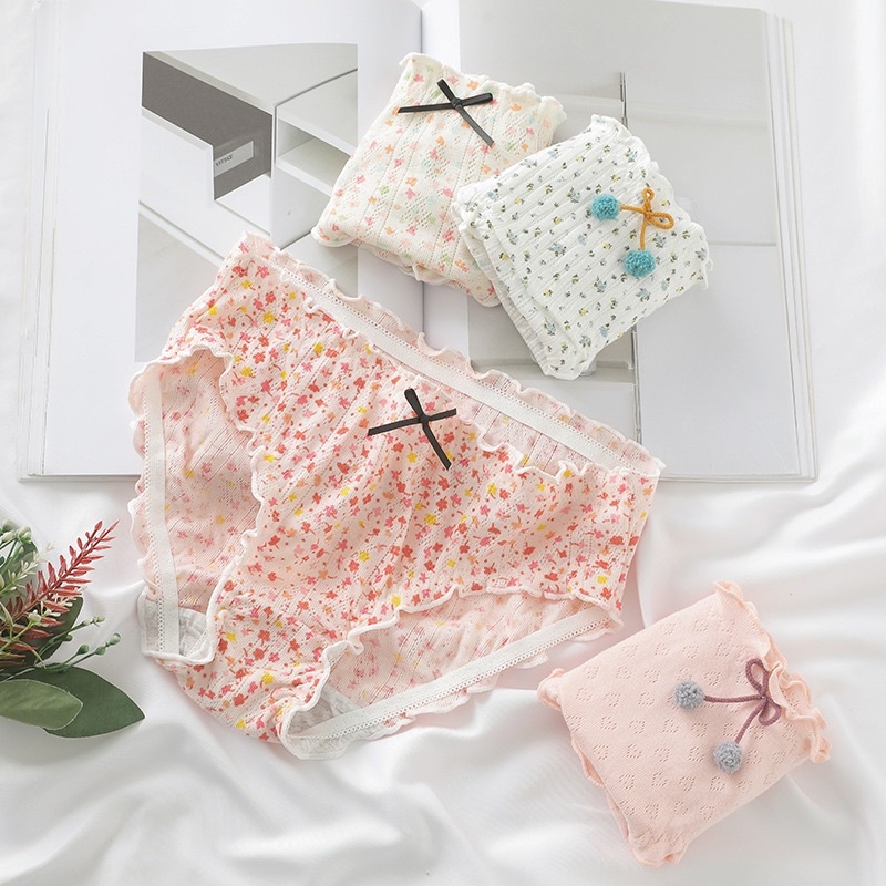 10 quần lót cotton thông hơi just bra 1745 cao cấp