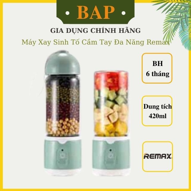 Máy Xay Sinh Tố Mini Cầm Tay, Juice Cup Remax BH 6 Tháng - BAP