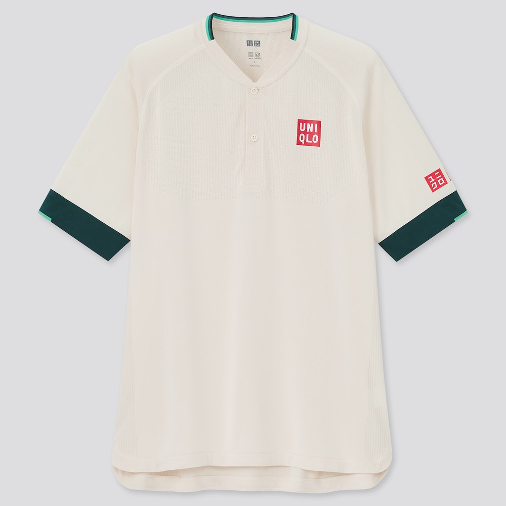 Áo thể thao tennis Uniqlo Federer Doha Open 2021 - 426627
